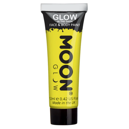 Moon Glow - Glow in the Dark Face Paint 12ml Yellow