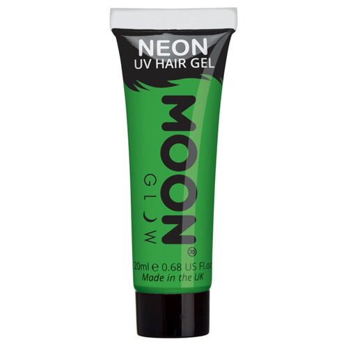 Moon Glow Intense Neon UV Hair Gel 20ml Green